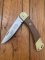 Puma Knife: Puma 1988 model 765 Setter Folding Knife with Jacaranda Handle