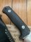 LionSTEEL Italy. Model T5 MI Canvas Micarta Handle Satin Blade with Leather Sheath