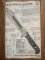 Puma Knife: 1966 Puma Skinner with Stag Antler Handle & Original Wooden Box  & Paperwork