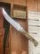Puma Knife: 1966 Puma Skinner with Stag Antler Handle & Original Wooden Box  & Paperwork