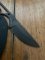 USA Made Nemesis 2-Zero (NK-14) Small Black/Grey Anodised NECK/BOOT KNIFE