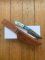 Damascus Turquoise and Pearl Corelon Hunting Knife with Sheath
