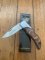 Puma Knife: Rare Puma Gentleman 24 820 Folding Knife with Pakkawood Handle in Black Box #31791