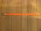 SOS Blaze Orange Dog Collar 2.0cm Wide 55cm Long with Silver Buckle