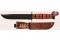 Ka-Bar Knife: Kabar Marine Corp Knife with Part-Serrated blade