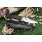 Kizlyar Knife: Kizlyar Original D2 Caspian Straight Blade with Rubberised Handle