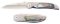 KLÖTZLI Swiss Made Michael Walker Design Folding Knife with Black Pearl/Titanium Handle & Pouch #029/250