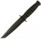 Ka-Bar Knife: Kabar Short Black tanto-bladed Knife in Hard Sheath