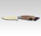Linder Folklore Jagdnicker Knife with 10cm Blade, and Deer Foot Handle