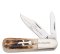 John Primble USA Twin Blade Barlow Knife with Stag Antler Handle