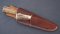 Silver Stag Crown Series Guide Two Knife Combo with Stag Antler Handle