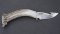 Silver Stag Tool Steel Series Small Gut Hook Skinner Stag Antler Handle