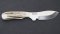 Silver Stag Slab Series WhiteTail Caper Stag Antler Handle