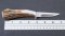 Silver Stag Crown Series Guide Two Knife Combo with Stag Antler Handle
