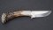 Silver Stag Crown Series Sharp Forest Stag Antler Handle