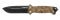 Schrade Knife: Schrade SCHF40D Coyote Drop Point Knife With Coyote Tactical Sheath