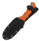 Puma Knife: PUMA IP Smart Hunting Orange Handle Fixed Blade with Gut Hook Knife & Kydex Sheath