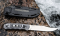 Kizlyar Knife: Kizlyar AUS-8 Original ECHO Black Straight Blade with G10 Handle