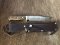 SOS Damascus *PUMA Bowie* Knife with Walnut Handle & Leather Sheath