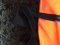 Blaze Orange Gun Dog Vest with Reflective Strip Medium-Large Size