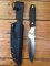 Puma Knife: Puma 2+2 Niederwild Fixed Blade knife with Micarta wood Handle