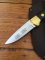 Puma Knife: Puma 4 Star Fixed Blade Nicker Knife with Grenadil wood Handle