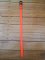 SOS Blaze Orange Dog Collar 2.5cm Wide 65cm with Black Buckle