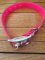 SOS Fluoro Pink & Reflective Dog Collar - Medium (27.5cm to 44.5cm)