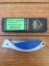 Puma Knife: Puma Protec Liner Lock Blue Handled Knife