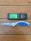 Puma Knife: Puma Protec Liner Lock Blue Handled Knife