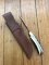 Puma Knife: Puma Hunters Companion with Stag Handle leather sheath Circa 2002-03