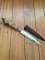 Puma Knife: Puma Handmade Vintage Forest Hunting Knife with Sterling Silver & Roe Deer Foot Handle