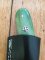 SOSDF Knife: 200 Layer Damascus Green Dyed Camel Bone Handled Skinning Knife
