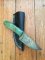 SOSDF Knife: 200 Layer Damascus Green Dyed Camel Bone Handled Skinning Knife