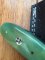 SOSDF Knife: 200 Layer Damascus Green Dyed Camel Bone Handled Skinning Knife