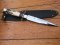 J. NOWILL & SONS SHEFFIELD ENGLISH DAGGER WITH STAG HANDLE