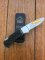 Puma Knife: Puma 4 Star Mini Folding Lock Knife with Green Jigged Bone Handle
