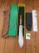 Puma Knife: Puma Rare 1985 Auto White Hunter Knife with 2 sheathes and original Plastic Box