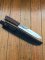 Kizlyar Knife: Kizlyar Mirror Finish ESEPCKUU Straight Laser Etched Blade with Caucasian Walnut Handle