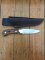 Puma Knife: Puma 1990 4 Star Fixed Blade Nicker Knife with Walnut Handle 46092