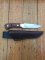 Puma Knife: Puma 1987 4 Star Fixed Blade Nicker Knife with Rosewood Handle 43782