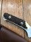 Puma Knife: Puma Buddy 2001 'Laser Cutout' with Stag Handle
