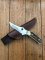 Puma Knife: Puma Buddy 2001 'Laser Cutout' with Stag Handle