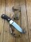 Puma Knife: Puma 1984-91 4 Star Fixed Blade Nicker Knife with Rosewood Handle