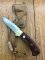 Puma Knife: Puma 1984-91 4 Star Fixed Blade Nicker Knife with Rosewood Handle