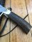 Damascus Knife: Damascus Long Blade Knife with Fat Sambar Deer Antler Handle