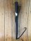 Damascus Knife: Damascus Long Blade Knife with Fat Sambar Deer Antler Handle