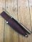 Handmade Patterned Steel Bladed Knife from USA with laminated pinned wood handle