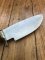 Custom USA Hand Made Sportello Broad Blade Knife with Elk Handle