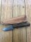 Handmade Skinner from Queensland with Carbon File Blade & Wilga Heart Wood handle